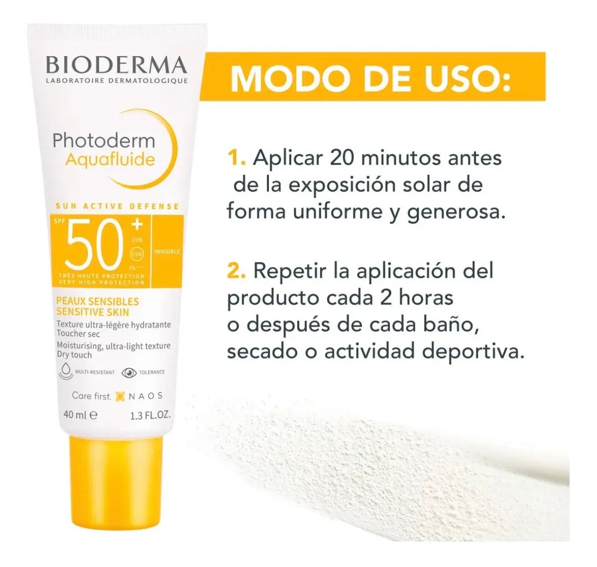 Bioderma Photoderm Aquafluido fps50+ 40ml