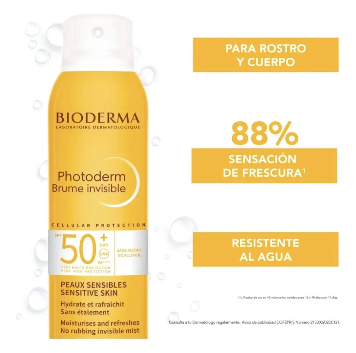Bioderma Photoderm Max Brume Invisible fps50+ Protección Solar 150ml