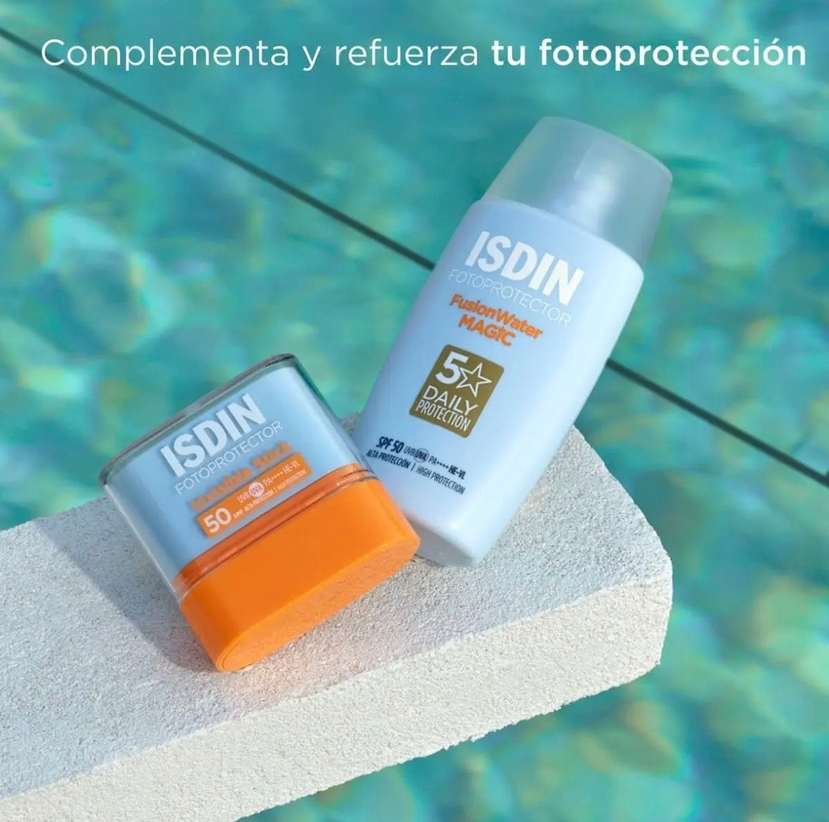Fotoprotector En Barra Acabado Invisible Spf 50, 10gr Isdin