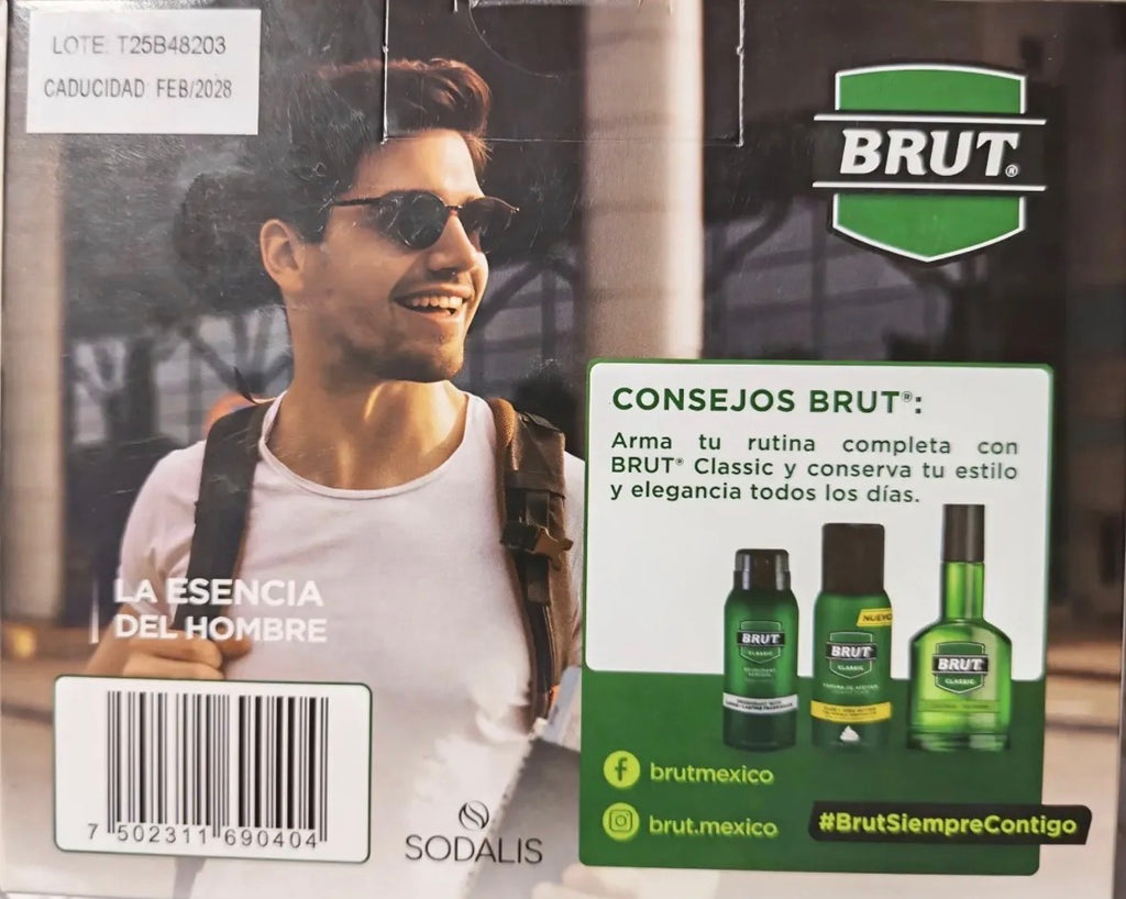 Kit Brut Classic Colonia+ Desodorante + Espuma de Afeitar