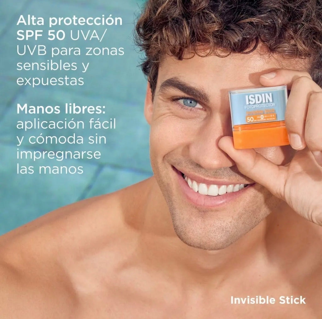 Fotoprotector En Barra Acabado Invisible Spf 50, 10gr Isdin