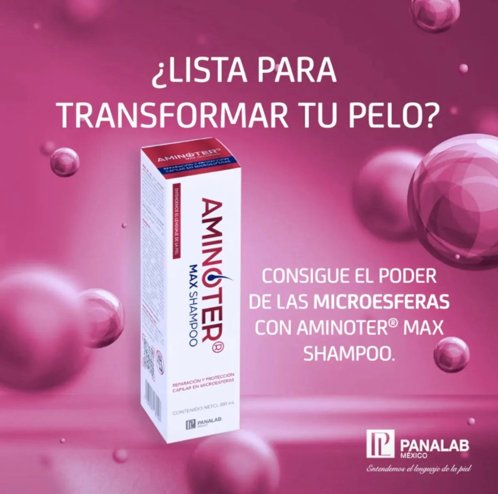 Aminoter Max Shampoo 300 Ml Protección Y Reparación Capilar